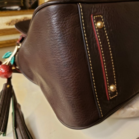 ❤ Dooney  Florentine Double Pocket Satchel Tmoro - Picture 15 of 15
